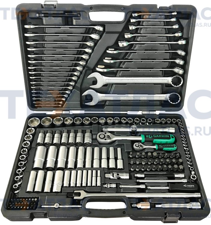 GARWIN 641150 Набор ручных инструментов 1/4" и 1/2" 6 гр. 169 предметов