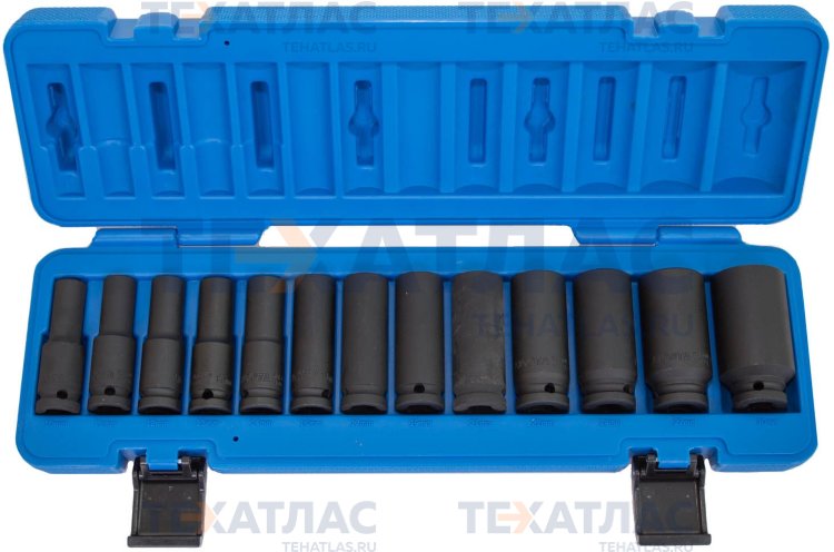 Licota ASA-40011 Набор ударных головок глубоких 1/2" 13пр. 10-30 мм Licota ASA-40011 Набор ударных головок глубоких 1/2" 13пр. 10-30 мм