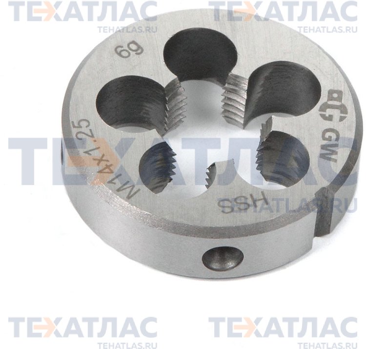GARWIN GM-DF14125 Плашка Mf 14x1,25, HSS, DIN 223, 6g, 38x10 мм