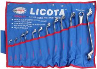 Licota AWT-EKFK02 Набор ключей накидных 75гр. 12пр., 6-32 мм