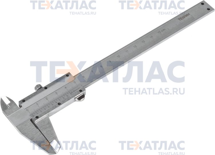 ТЕХРИМ T050015 Штангенциркуль нониусный 0,05 мм, 0-150 мм, со сборной рамкой