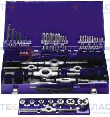 Exact GQ-10731 Набор метчиков и плашек SO STM15S M3-M12 HSSG Spibo
