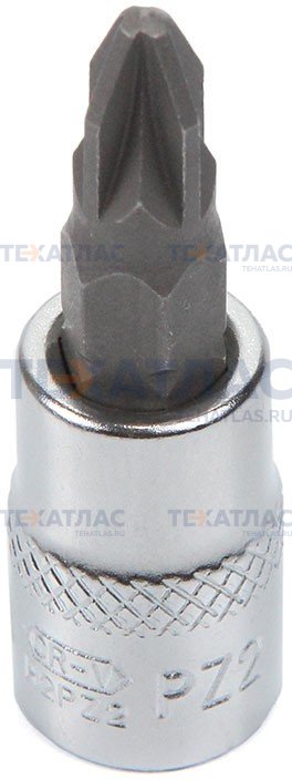 Licota H2PZ2 Головка торцевая с вставкой 1/4" PZ2
