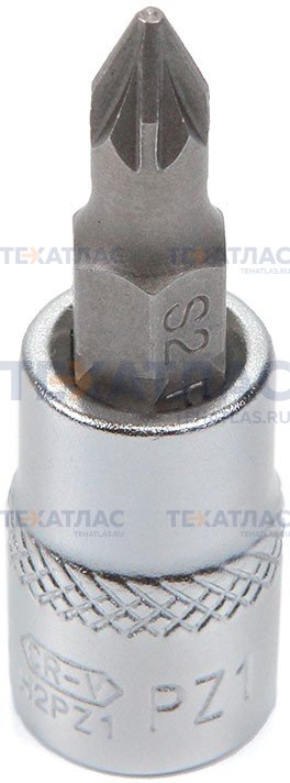 Licota H2PZ1 Головка торцевая с вставкой 1/4" PZ1