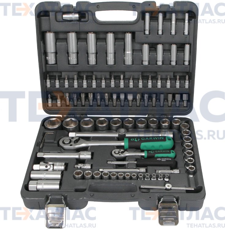 GARWIN GTK-0103094 Набор ручных инструментов 1/4" и 1/2" 6 гр. 94 предмета