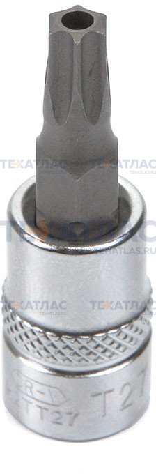 Licota H2TT27 Головка торцевая с вставкой torx с отверстием 1/4" T27H
