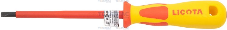 Licota ASD-9210040 Отвертка изолированная VDE 1000V (шлиц) SL4.0, 100 мм Licota ASD-9210040 Отвертка изолированная VDE 1000V (шлиц) SL4.0, 100 мм