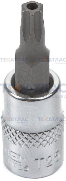 Licota H2TT25 Головка торцевая с вставкой torx с отверстием 1/4" T25H