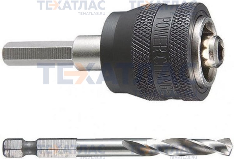 MAKITA B-11536 Адаптер для коронок Makita Ezychange 9,5 мм с направляющим сверлом