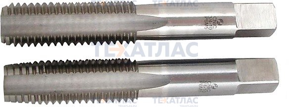 CNIC CN-48319 Метчик 9/16" UNC 60° Р6М5 дюймовый, м/р., к-т из 2-х шт. (12 ниток/дюйм) "" (компл)