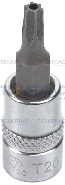 Licota H2TT20 Головка торцевая с вставкой torx с отверстием 1/4" T20H