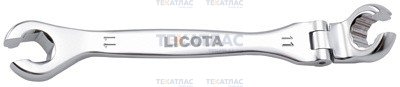 Licota AWT-FXF0606 Ключ разрезной  с полукарданом 6х6 мм