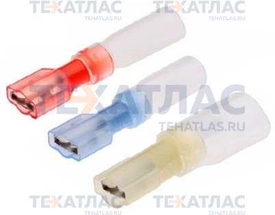 Разъем плоский РПИ-М-НТ 1,5-(6,3) с гибридной изоляцией КВТ Разъем плоский РПИ-М-НТ 1,5-(6,3) с гибридной изоляцией КВТ