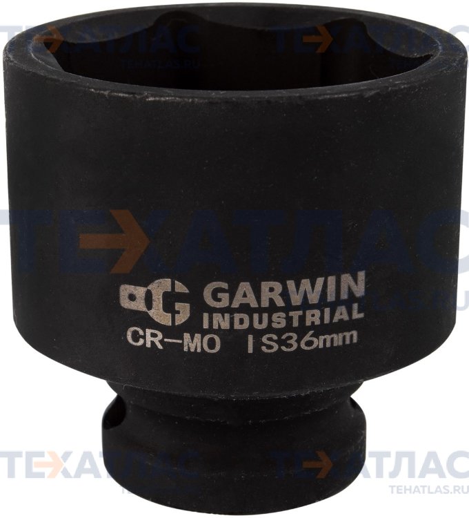 GARWIN 620260-36 Головка торцевая ударная 1/2", 6 гр., 36 мм