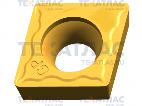 GESAC 240451-GP1225 Пластина токарная CCMT060204-GP сплав GP1225
