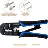 RJ-7 кримпер универсальный, RJ45, RJ11/RJ12, ЗУБР Профессионал Зубр