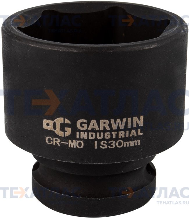 GARWIN 620260-30 Головка торцевая ударная 1/2", 6 гр., 30 мм