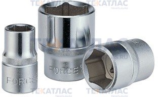 Force 5457716 1/2" головка глубокая 16 мм (6гр)