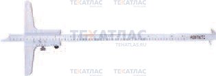 ASIMETO 331-08-2 Штангенглубиномер нониусный с двойным крюком 0,05 мм, 0—200 мм