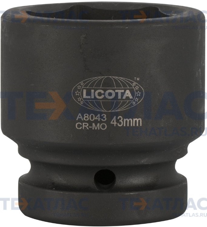 Licota A8043 Головка торцевая ударная 1" 43 мм
