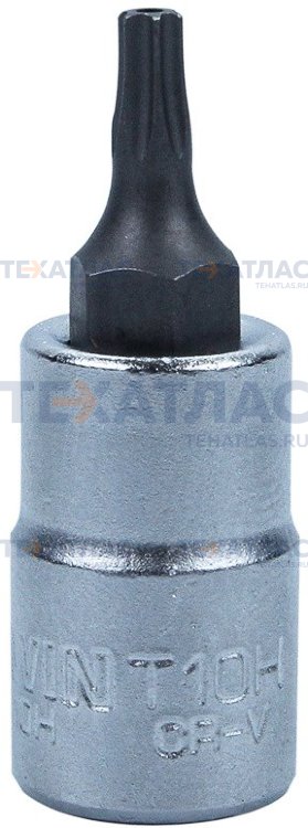 GARWIN V01T27H Головка торцевая с вставкой torx с отверстием 1/4" T27H