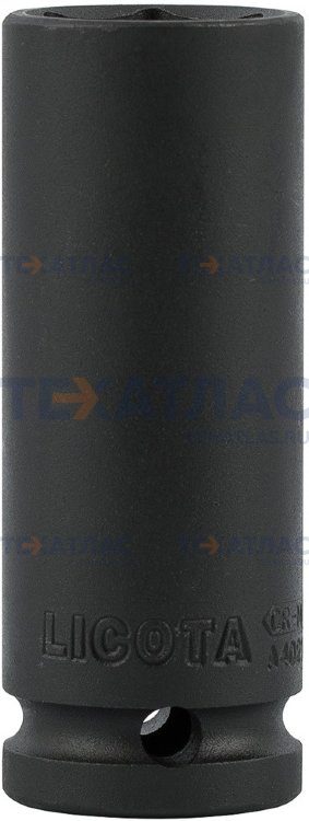 Licota A4022L Головка торцевая ударная глубокая 1/2" 22 мм Licota A4022L Головка торцевая ударная глубокая 1/2" 22 мм