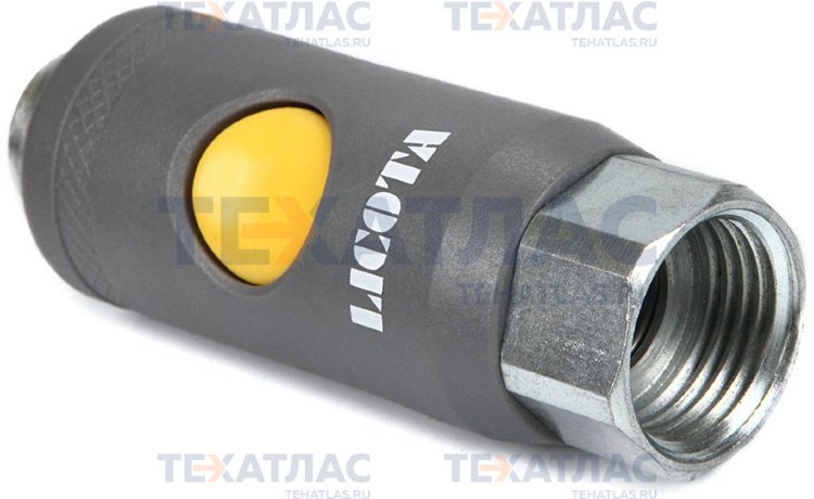 Licota SR40PF Пневматический разъем, быстросъемный, двухкомпонентный, с предохранителем 1/2" внутренняя резьба