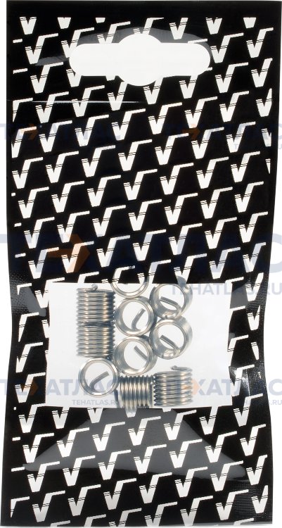 VOLKEL VC-40317 Набор резьбовых вставок M10x1,0, 1,5xD, DIN 8140, 6H, тип S, 5 штук