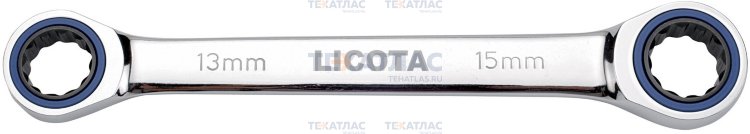 Licota ARW-13M1719 Ключ накидной трещоточный 72 зуба 17х19 мм