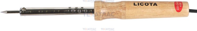 Licota AET-6006CD Паяльник с деревянной ручкой, 40 Вт, 220 В