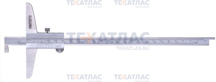 ASIMETO 322-06-2 Штангенглубиномер нониусный с крюком 0,05 мм, 0—150 мм