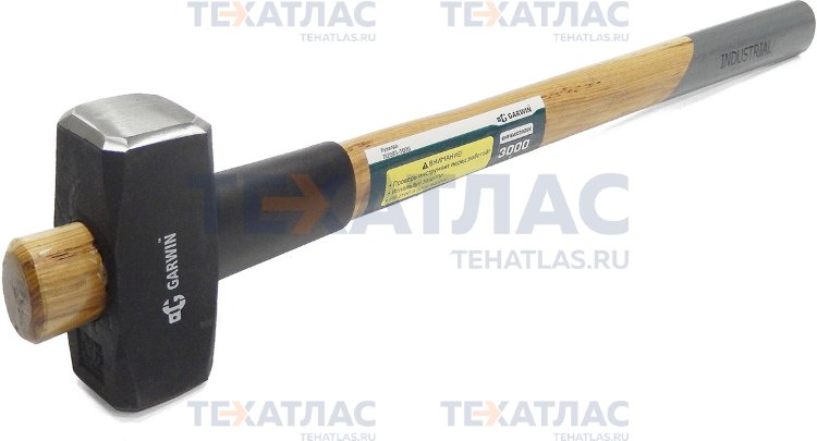 GARWIN 712085-3000 Кувалда Garwin INDUSTRIAL с обратной рукояткой из дерева гикори, 3 кг GARWIN 712085-3000 Кувалда Garwin INDUSTRIAL с обратной рукояткой из дерева гикори, 3 кг