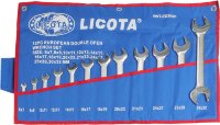 Licota AWT-EDSK01 Набор ключей рожковых 12 предметов 6-32 мм
