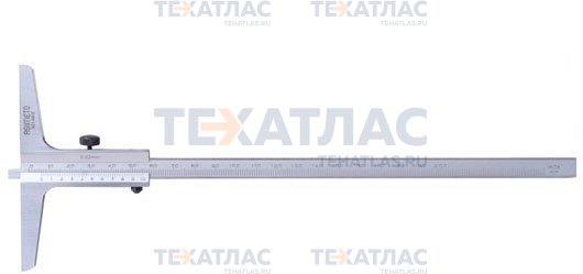 ASIMETO 321-12-2 Штангенглубиномер нониусный 0,02 мм, 0—300 мм