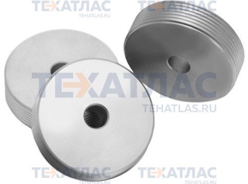 Silbertool 127638-1 Ролики под приспособления R60/R110, метрическая резьба, шаг 1 мм, комплект из 3 штук