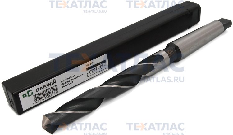 GARWIN 101608-58 Сверло спиральное по металлу 58 мм, DIN 345, HSS, 5xD, 118°, KM5, тип N GARWIN 101608-58 Сверло спиральное по металлу 58 мм, DIN 345, HSS, 5xD, 118°, KM5, тип N