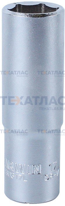 GARWIN S0317L Головка торцевая глубокая 6гр. 1/2" 17 мм GARWIN S0317L Головка торцевая глубокая 6гр. 1/2" 17 мм