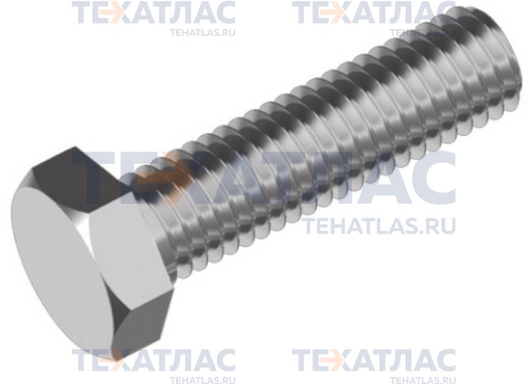 REYHER 933-16х100-10.9-0 Болт М 16х110 DIN 933 кл.пр.10.9