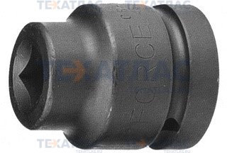 Force 4819021 1" Головка ударная удлиненная квадрат 21 мм L=60 мм
