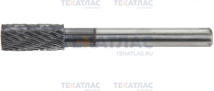 GARWIN 900507-8*20*64 Борфреза цилиндрическая с гладким торцом 8x20x64 мм, VHM, DC, TiAlN, форма A