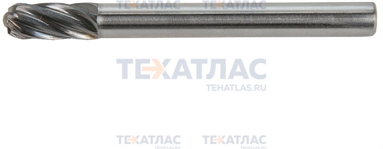 GARWIN 900561-6*16*60 Борфреза цилиндрическая с закругленным концом 6x16x60 мм, VHM, AL, форма C