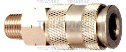 Licota E30SMO Пневморазъём металлический 3/8" внеш. резьба