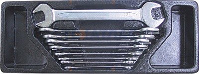 Licota ACK-384005 Набор ключей рожковых 9 пр. 6 - 23 мм, в ложементе Licota ACK-384005 Набор ключей рожковых 9 пр. 6 - 23 мм, в ложементе