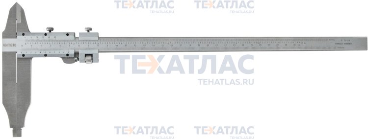ASIMETO 302-20-2 Штангенциркуль нониусный 0,05 мм, 0-500 мм