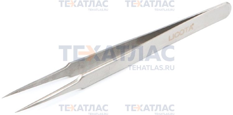 Licota AET-7123 Пинцет прямой, c тонким жалом 115 мм