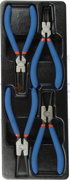 Licota ACK-384010 Набор съемников стопорных колец 4 пр. в ложементе Licota ACK-384010 Набор съемников стопорных колец 4 пр. в ложементе