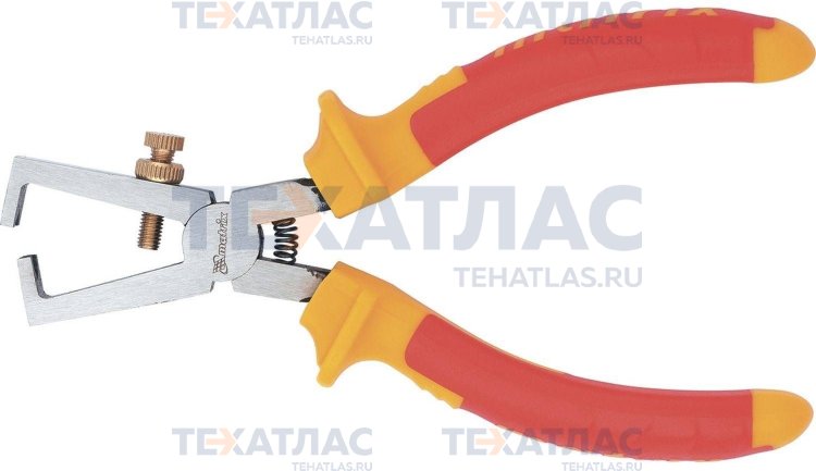 Клещи для снятия изоляции Insulated, 160 мм, двухкомпонентные рукоятки. PROFESSIONAL MATRIX Клещи для снятия изоляции Insulated, 160 мм, двухкомпонентные рукоятки. PROFESSIONAL MATRIX