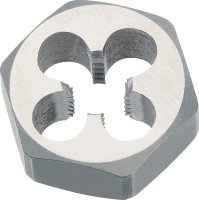 VOLKEL VO-27146 Плашка шестигранная M10, HSS, DIN 382, 6g, 27x11 мм