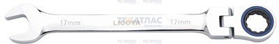 Licota ARW-12M27 Ключ комбинированный трещоточный гибкий 72 зуба 27 мм