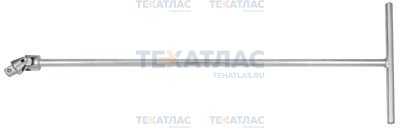 Licota ABR-34503 Вороток Т-образный с карданом 3/8" 450 мм